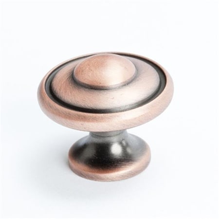Hd BE2923 1BAC Berenson 1.18 in. Knob Euro Traditions; Brushed Antique Copper BE2923 1BAC